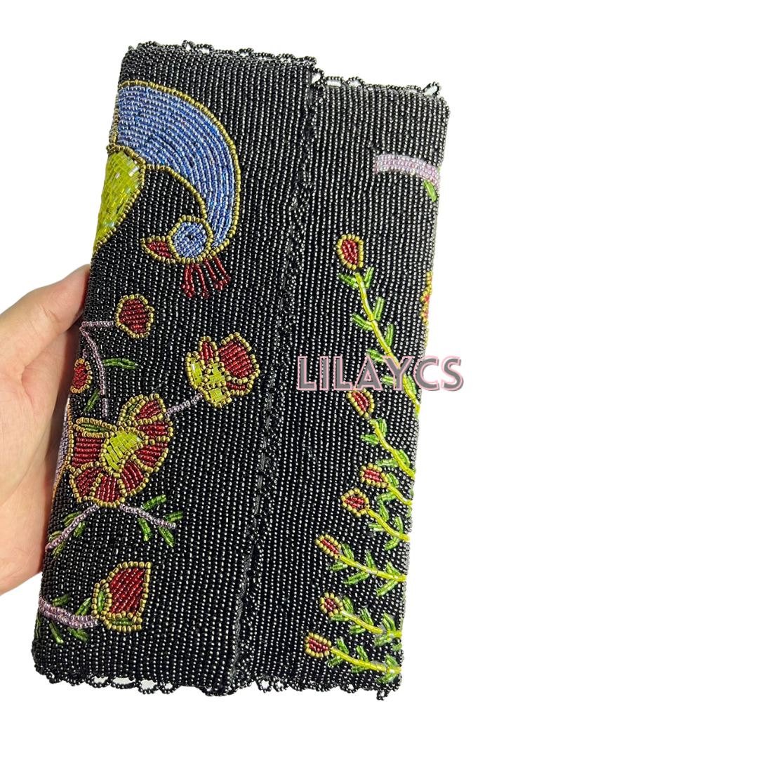 Peacock Design Handmade Clutch