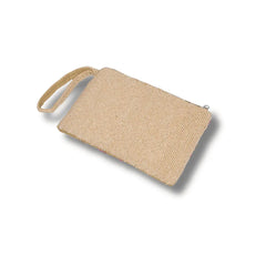 Peach Blossom Beaded Wallet