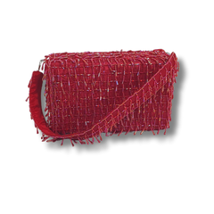 Luxe Gold Beaded Bag