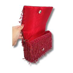 Luxe Gold Beaded Bag