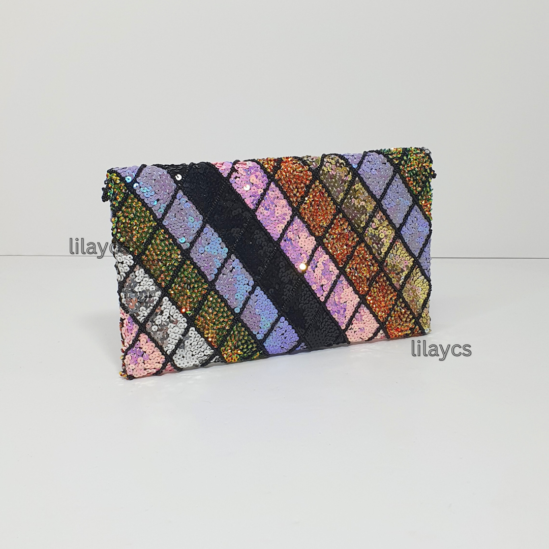 Rainbow Luxe Clutch