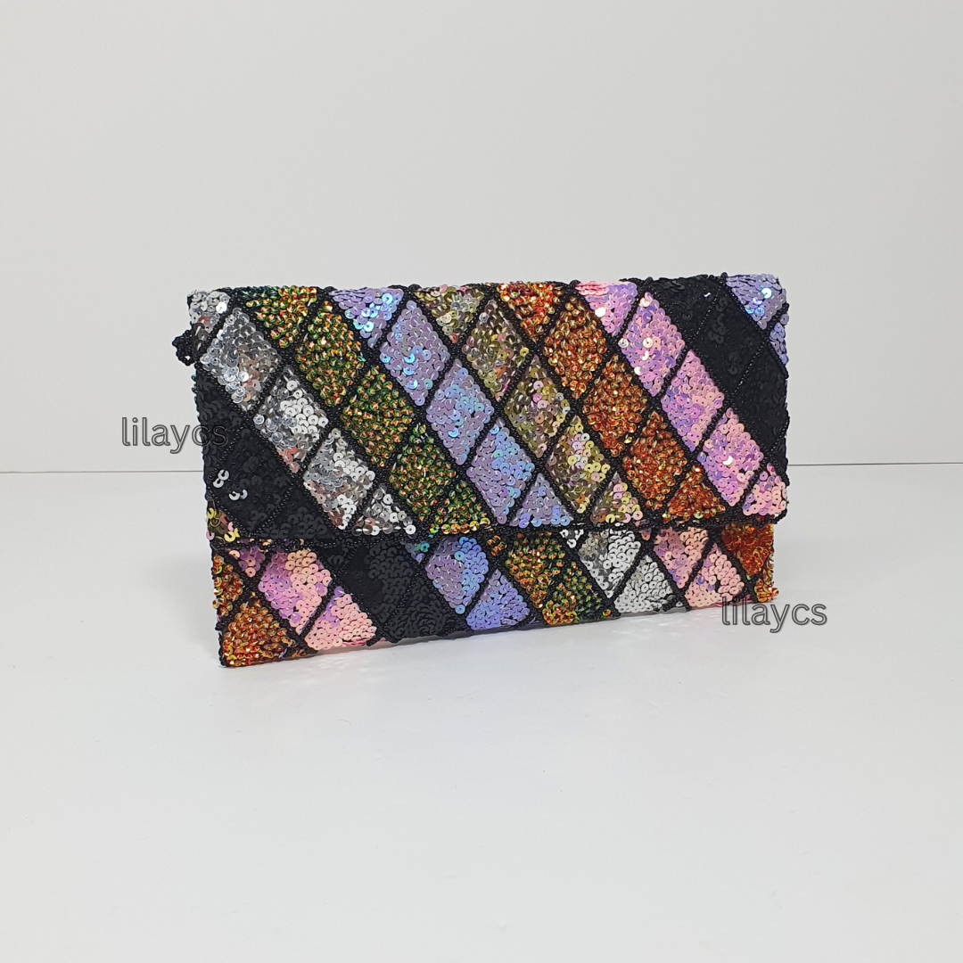 Rainbow Luxe Clutch