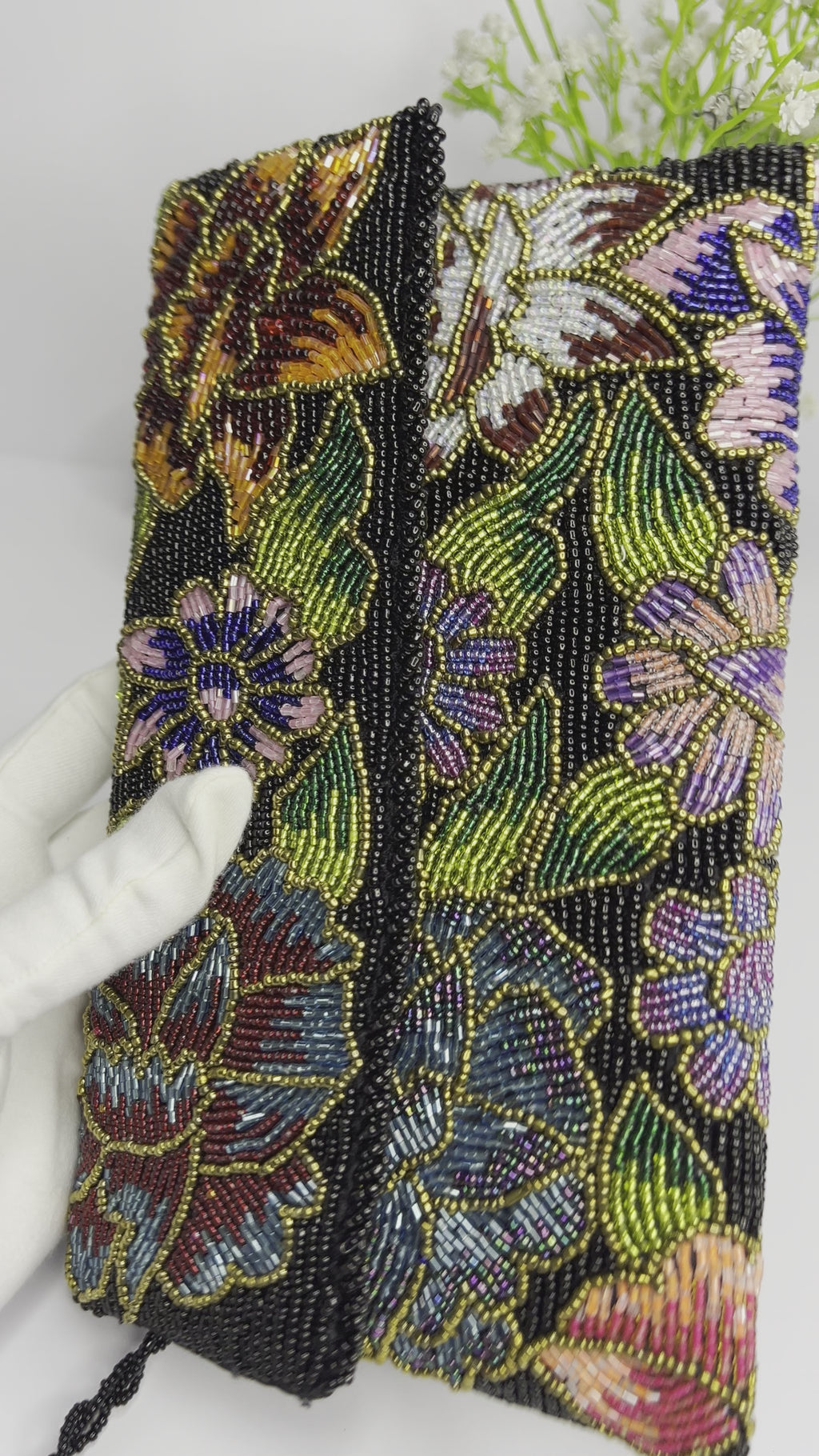 Garden Party Multi-Flowers Clutch