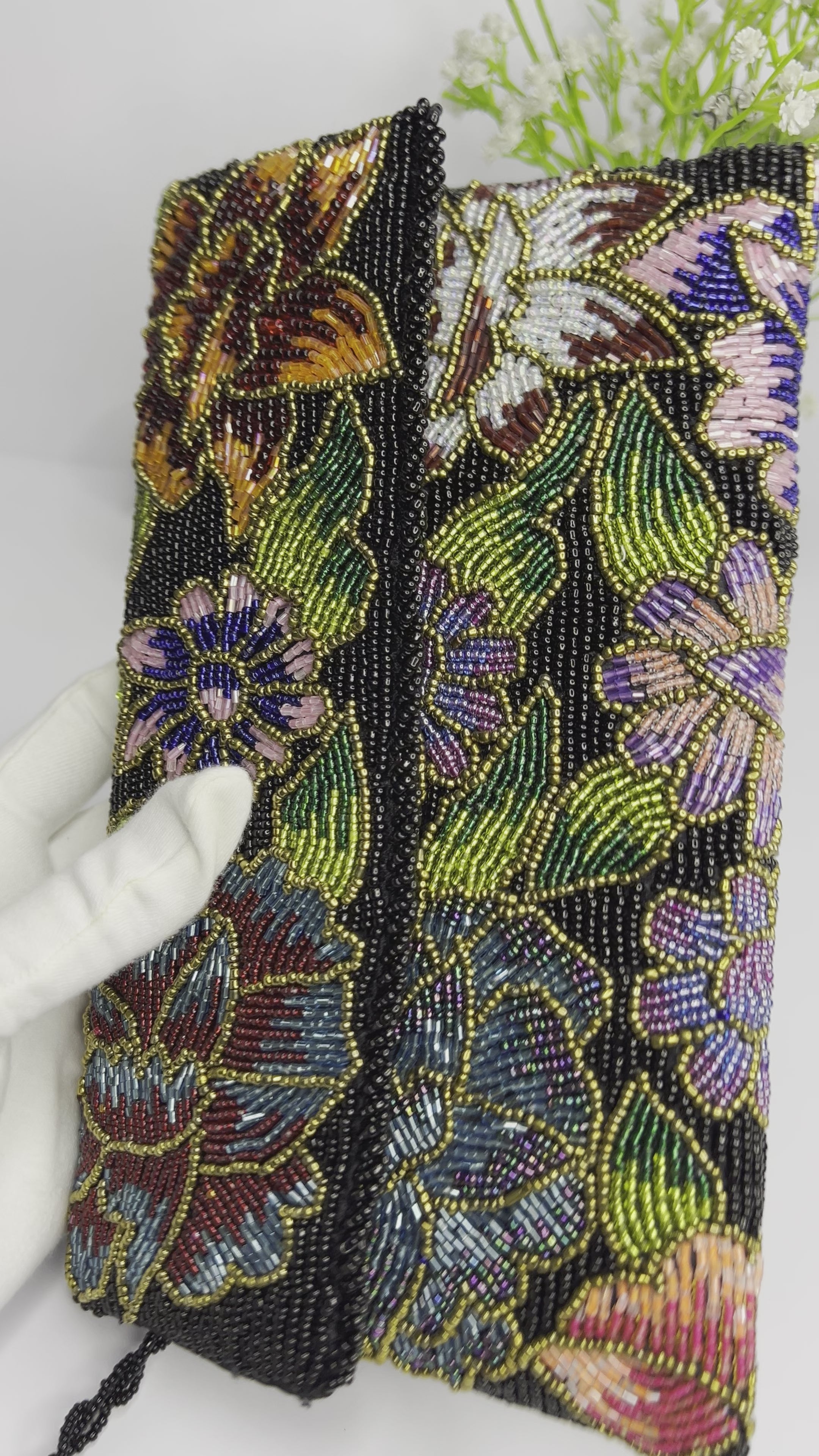 Garden Party Multi-Flowers Clutch